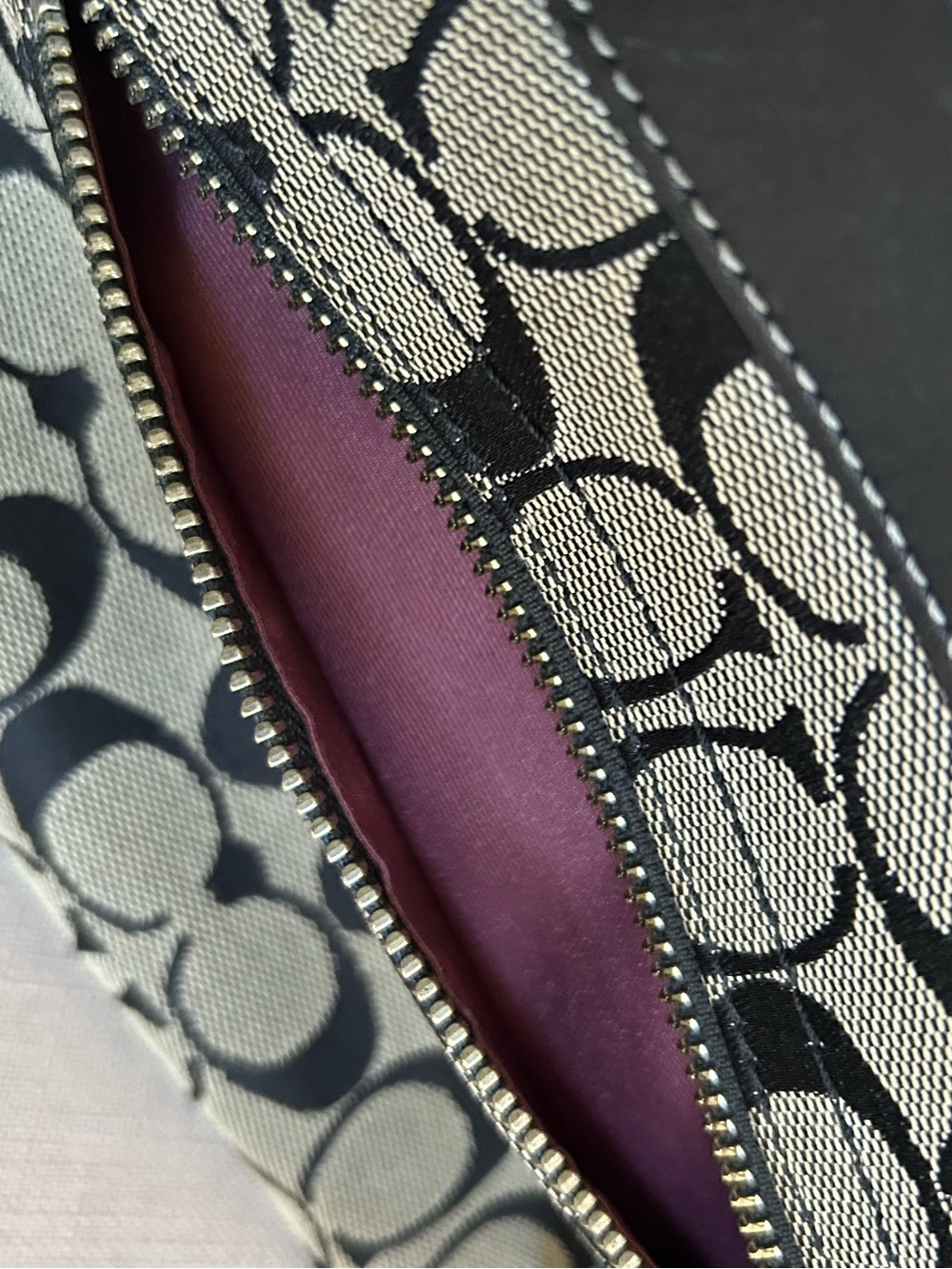Coach Canvas Crossbody Bag in Black and gray - Picture 6 of 13